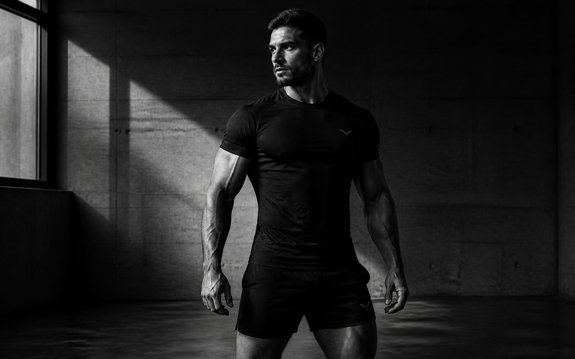 Athlete training in low light